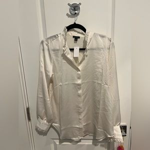Ann Taylor Cream Blouse - New!